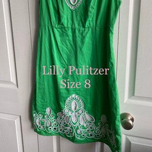 Lilly Pulitzer Size 8 Green Dress